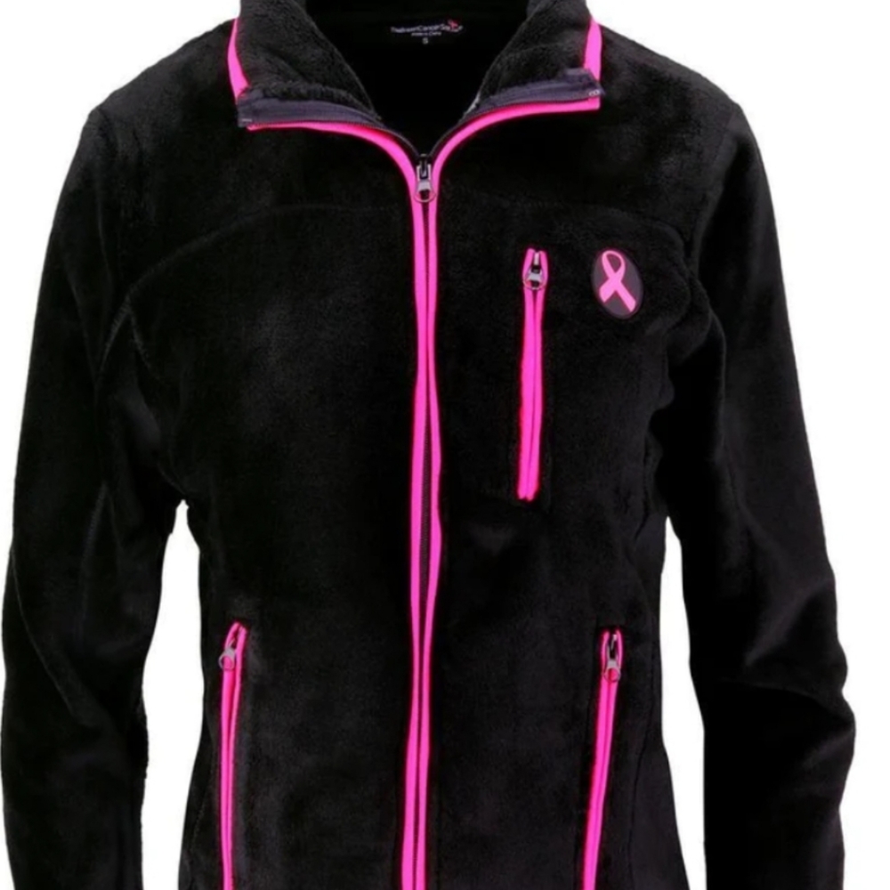 Breast Cancer Site flannel jacket